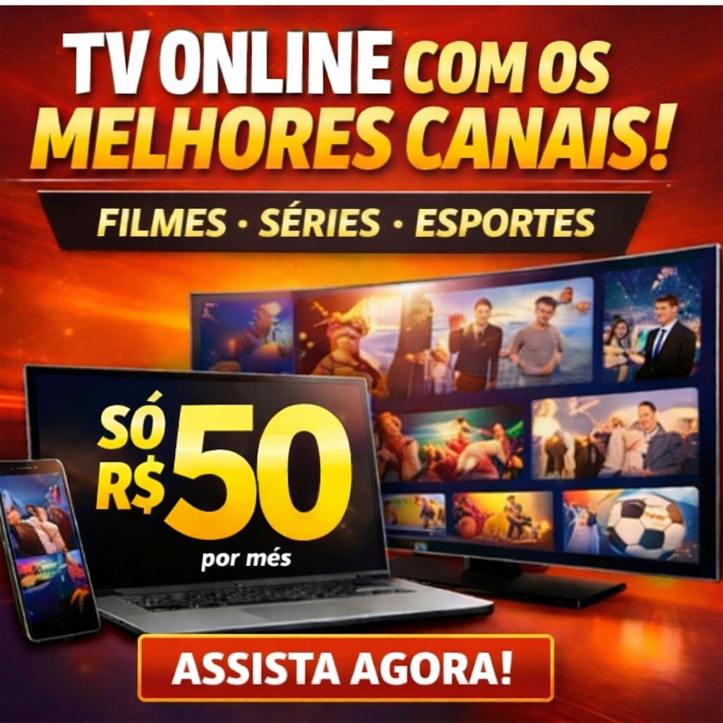 TV online com filmes, séries e esportes